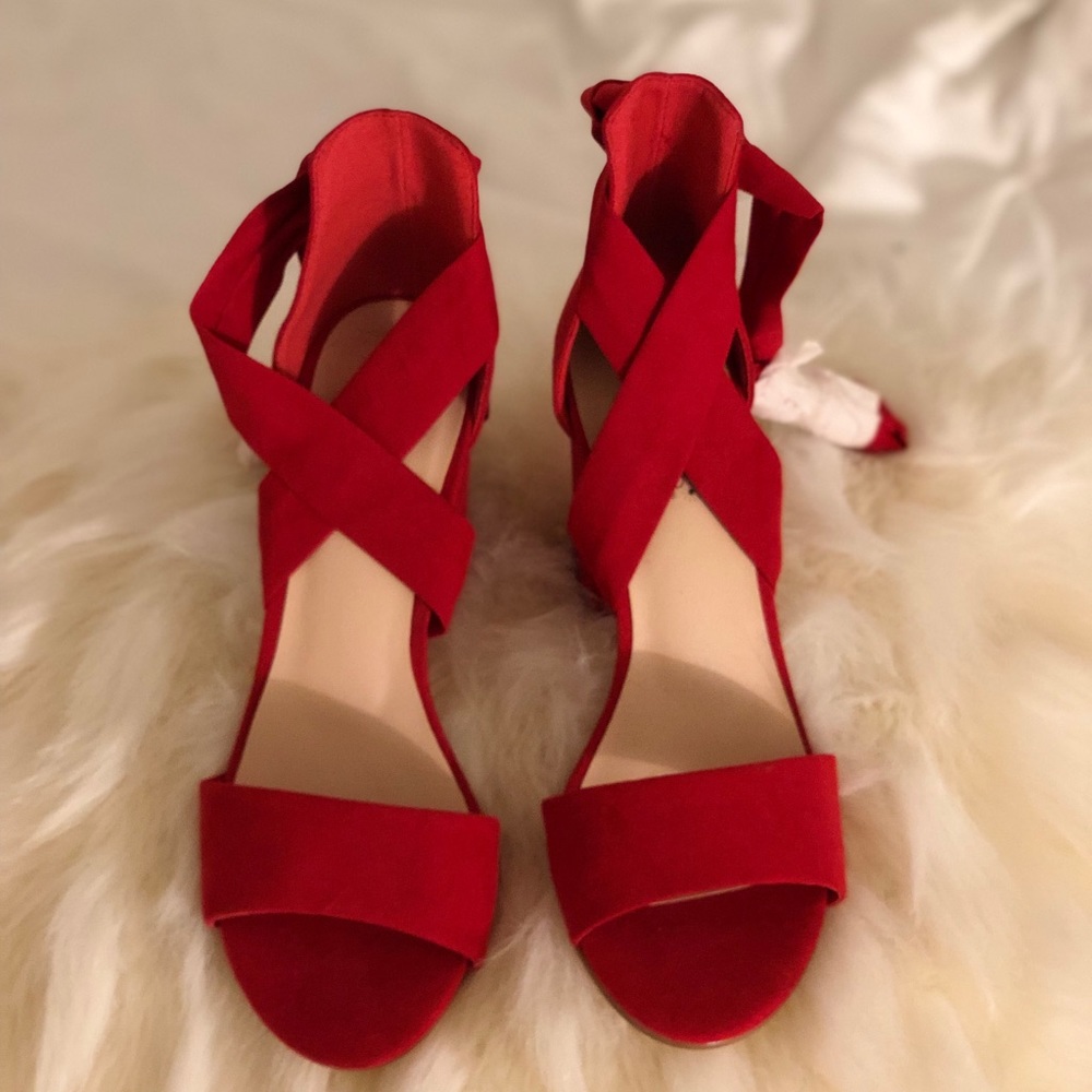 Red Strap Heel